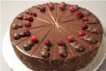 cranberry chocolate mousse