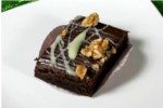 chocolate brownie with walnuts