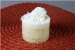 white chocolate mousse