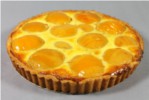 french peach tart